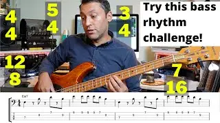 1 Bass Line 5 Time Signatures [Bass Groove Tutorial]
