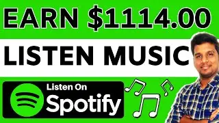 Get Paid $1,114.00 To Listen Spotify Music (FREE) Make Money Online | Business Arimugam