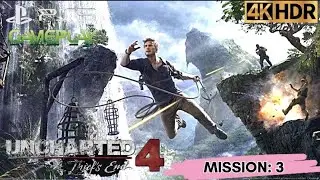 Uncharted 4 - Chapter 3: The Malaysia Job Walkthrough (4K 60FPS Gameplay) 