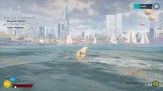 Maneater flying food