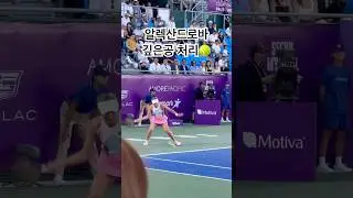 #wta #코리아오픈 #koreaopen #테니스 #igaświątek #시비옹테크 #ekaterinaalexandrova #알렉산드로바