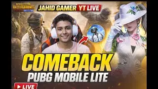 COME BACK PUBG MOBILE LITE LIVE 🔥 SOLO VS SQUAD FULL RUSH GAMEPLAY  😍 25 Kill Hoga ?