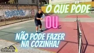 Regras básicas do Pickleball- Área de Não Voleio- 