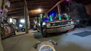 Art Car Word in Douglas, Arizona- Go Pro Doggie Cam!