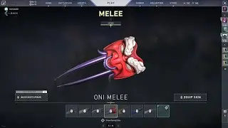 new knife skin valorant ONI MELEE