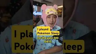 What 500 DAYS of Playing POKEMON SLEEP Looks Like!! #pokemon