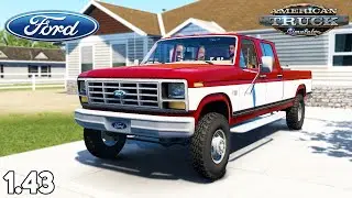 (ATS 1.43) 1986 FORD F350 - Pickup Truck Mod | ATS Mods