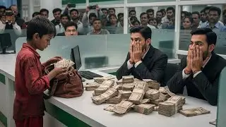 फटे कपड़ों में एक बच्चा बैंक आया, बैग खुलते ही ऐसी सच्चाई सामने आई कि लोग रो पड़े