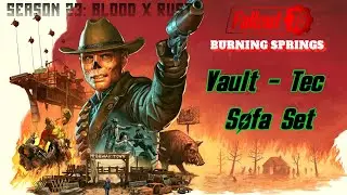 Fallout 76 | Season 23: Blood x Rust | Vault - Tec Sofa Set | Rewards Location |