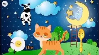 Hey Diddle Diddle Nursery Rhyme . Full Rhyme