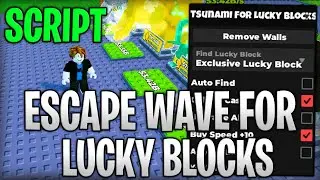 [🌊NEW] Escape Waves For Lucky Blocks Best Script Find All Lucky Blocks Roblox 2026