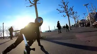 Micro Delta skates first test in Lausanne, Switzerland, March 15th 2018
