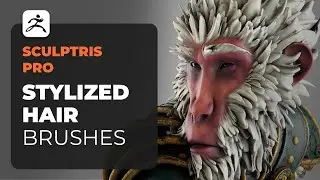 Стилизованные кисти для волос Sculptris Pro