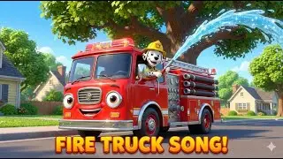 Fire Truck Song! 🚨 Firefighter Fred & Safety Tips for Kids 🚒
