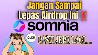 Airdrop Modal Somnia Yang Dulu Jepe Pasti Jepe Lagi‼️
