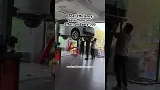 How Shanghai's Top Auto Shop Boosts Efficiency with THUNDER Tyre Changers
