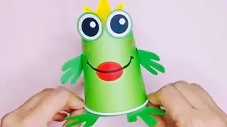 DIY Paper Cup Frog | How To Make Paper Cup Frog | DIY Paper Crafts | Art And Craft