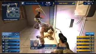 QIKERT MISSED ZEUS  - VIRTUS PRO vs NAVI - IEM KATOWICE 2021 - CSGO CLIPS