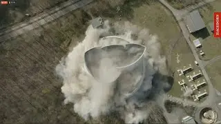 Controlled demolition of 80 year-old German coal power plant | AFP