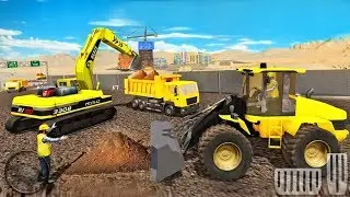 Heavy Excavator Crane Simulator - 3D Construction Simulator - Best Android GamePlay