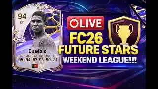 🔴 LIVE I FC26 FUTURE STARS WEEKEND LEAGUE!!! [!twitch] [!tiktok] [!donatie] [!discord] [!tactics]