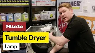 How to replace the bulb on a Miele tumble dryer