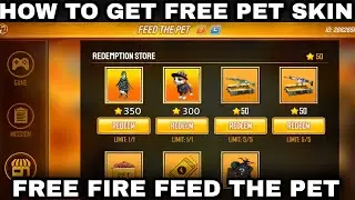 FREE FIRE FEED THE PET EVENT , HOW TO GET MR WAGGOR SKIN IN FEED THE PET FREE FIRE