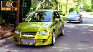 Rapido y Furioso 2 (2003) Roman y Brian Conocen a Carter Veron HD 4K