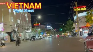 Night Walk in Vietnam | City Lights & Real Sounds (POV)
