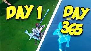 My 1 YEAR FortniteTRICKSHOT Progression...(80+ clips)