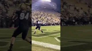 CU BUFFS FOOTBALL OFFENSIVE LINEMAN CATCHES TOUCHDOWN!! #boulder #gobuffs #colorado #cufootball