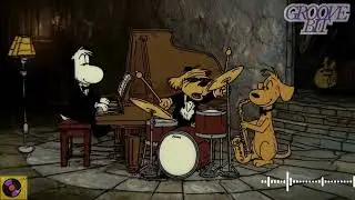 GrooveBit Dog Band | Vol. 1 🐾 Opening Night at the Canine Caf&eacute; &mdash; Jazz LoFi with Sax & Piano