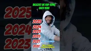 Biggest uk rap songs 2020-2025 #ukrap #rap #hiphop #centralcee #stormzy #foryou #shorts