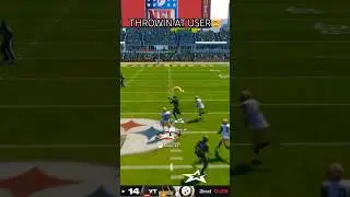 ONE PLAY TOUCHDOWN PLAY ON MADDEN 25 THROWING AT THE USER🤯🤣‼️ #dkmetcalf #madden25 #maddenmut