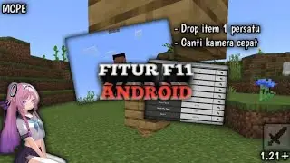 Tutorial F11 || Tombol yang bisa membuat drop item / Ganti Kamera cepat || Minecraft 1.21+