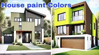 Wall painting design ideas | Exterior house colour combination | Wall colour combination for Home
