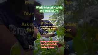 World Mental Health Day Reminders 🫶🏾💙 #worldmentalhealthday #healing #healthy #lifestyle