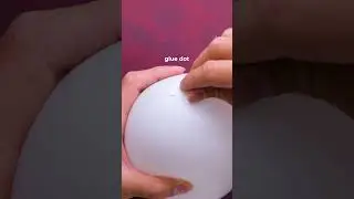 Create a balloon garland using glue dots