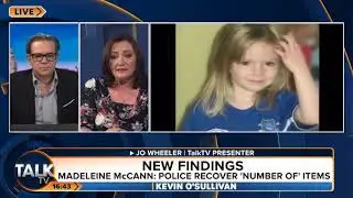 Jo Wheeler and Kevin O'Sullivan Madeleine McCann Talk TV 2023