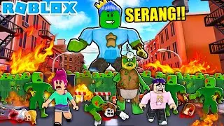 MAKAN OTAK MANUSIA!! PANDU GAMING BUAT PASUKAN ZOMBIE TERKUAT DI DUNIA ROBLOX!!
