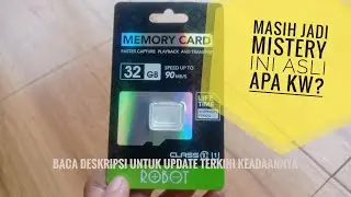 Test kecepatan Memory Robot 32 GB Asli apa KW? (baca deskripsi update terkini)