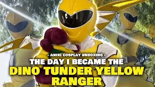 The Day I Became the Yellow Ranger | Power Rangers Dino Thunder Aniki Cosplay Unboxing