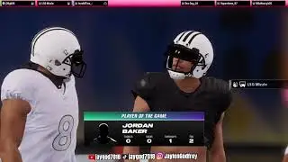 75 overall JORDAN BAKER build (All American) #foryou #madden24 #madden #allamerican #gaming #viral
