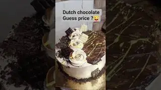 Dutch chocolate cake recipe |chocolate cake design #cake #cakedecoration #cakeshots #ytshorts#viral
