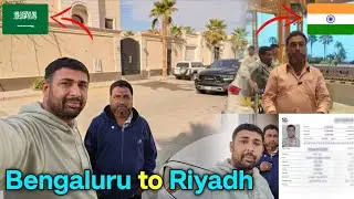 Saudi Arabia 🇸🇦 House Driver Visa | Driving Jobs | India to Saudi Arabia Flight | Saudi Driving Visa