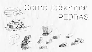 Como Desenhar PEDRAS - Vou Te Coutar