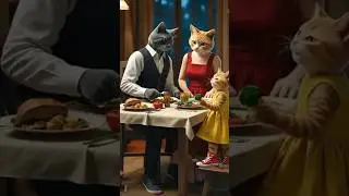 Secret in the Park | A Cat Family Drama #shorts #kitten #youtubeshorts #aicat