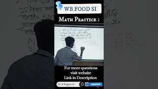 Get Prepared on math for WB FOOD SI #foodsipreparation2023 #foodsipracticeset #foodsi2023