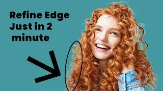 Refine Edge in Photoshop easy and quick refine hair step by step tutorial in Urdu. (photoshop 2020)