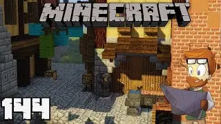 Building with fWhip : MEDIEVAL CITY BLACKSMITH #144 MINECRAFT 1.13 Let's Play Single Player Survival